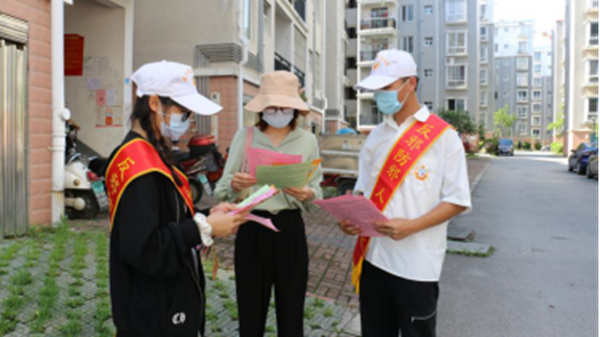 （改标题为_文章标题 广西上林县：学生志愿者走进社区开展反邪教宣传活动。）广西上林县：学生志愿者走进社区开展反邪教暨国家安全宣传教育活动681