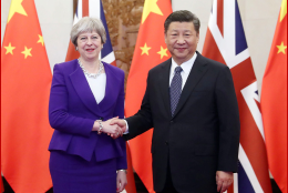 习近平会见英国首相特雷莎·梅