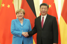 习近平与德国总理默克尔举行会晤