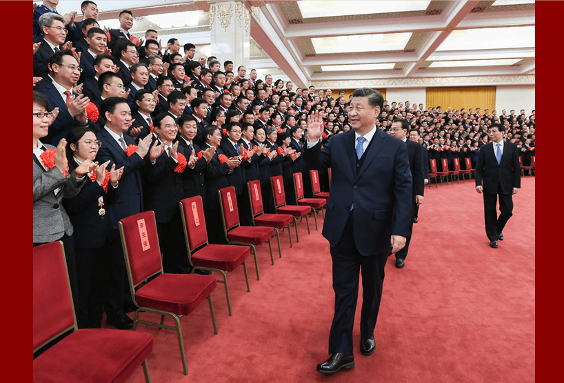 习近平会见平安中国建设表彰大会代表