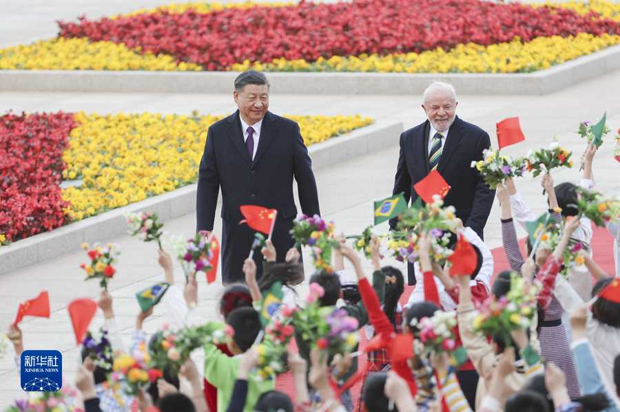 习近平同巴西总统卢拉举行会谈